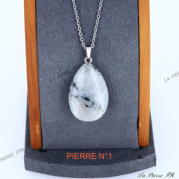 Pendentif Labradorite grise | Pendentif pierre naturelle - La Pierre FR