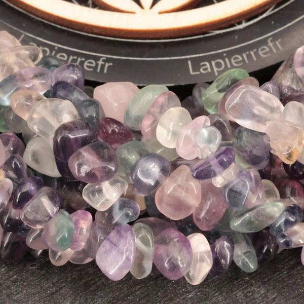 Perles pierres naturelles en Fluorite - La Pierre FR