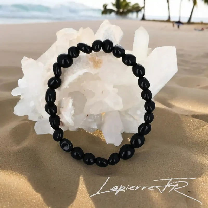 Pierres du Capricorne en lithothérapie — bracelet en obsidienne — La Pierre FR