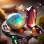 Pierre de naissance d'Octobre : Tourmaline / Opale