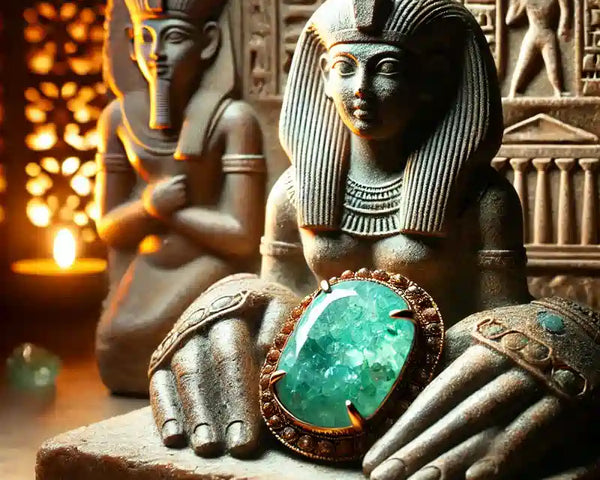 Une pierre d'Amazonite polie, montrant sa couleur bleu-vert apaisante avec de fines veines blanches, symbole de sérénité en lithothérapie.