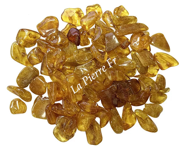 Bijoux en ambre veritable de la Baltique : collier, bracelet et bague — La Pierre FR