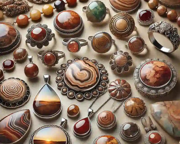 Bijoux en jaspe naturel : pendentifs, bracelets et colliers aux motifs uniques — La Pierre FR