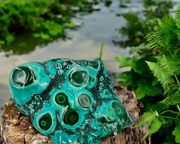 Pierre en malachite
