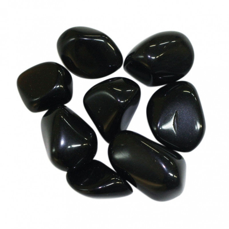 obsidienne noire pierre naturelle verre volcanique protection ancrage