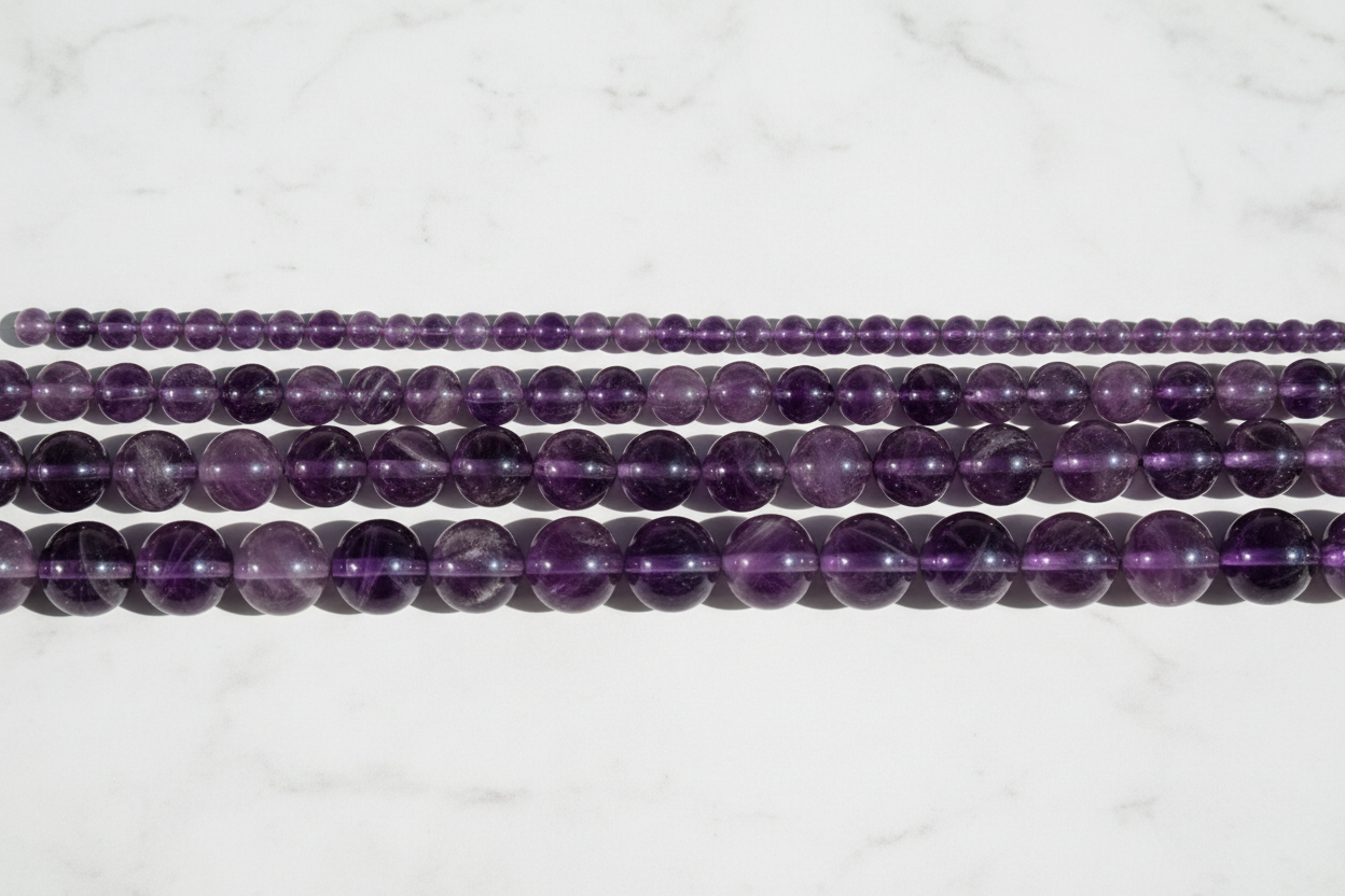 Quelle taille de perles en pierre naturelle choisir : 4 mm, 6 mm, 8 mm ou 10 mm ?