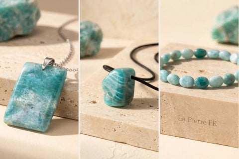 Pierre amazonite naturelle