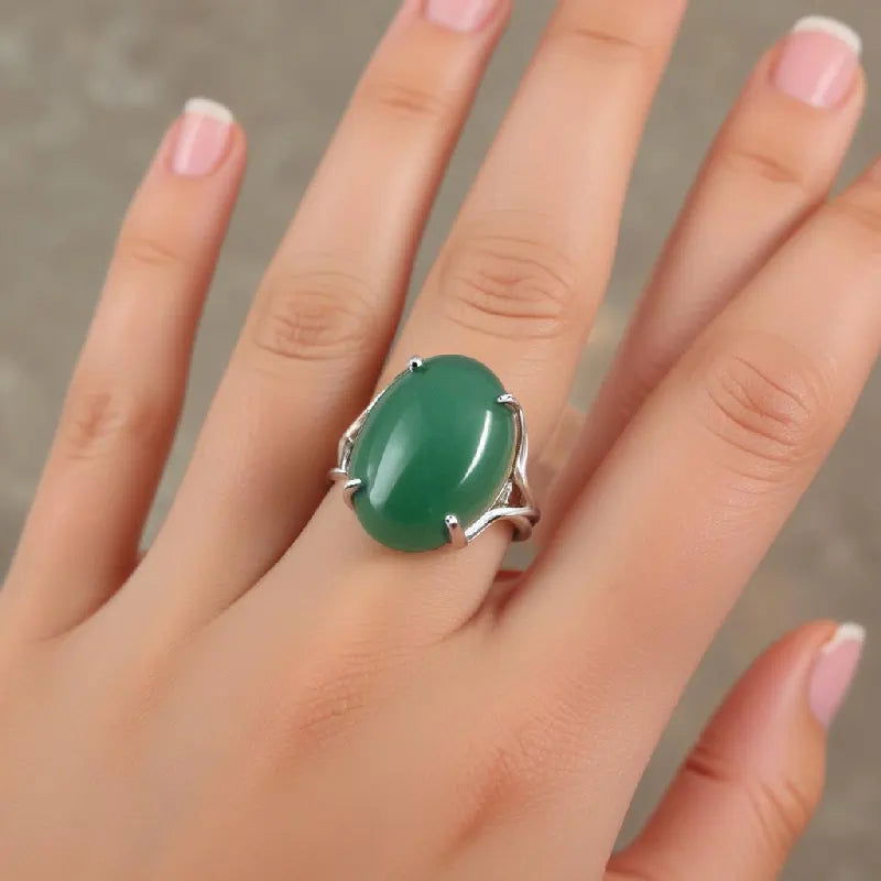 Bagues Aventurine verte - La Pierre FR