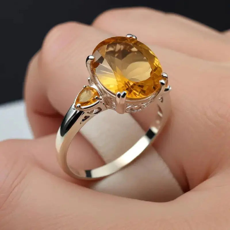 Bagues Citrine - La Pierre FR
