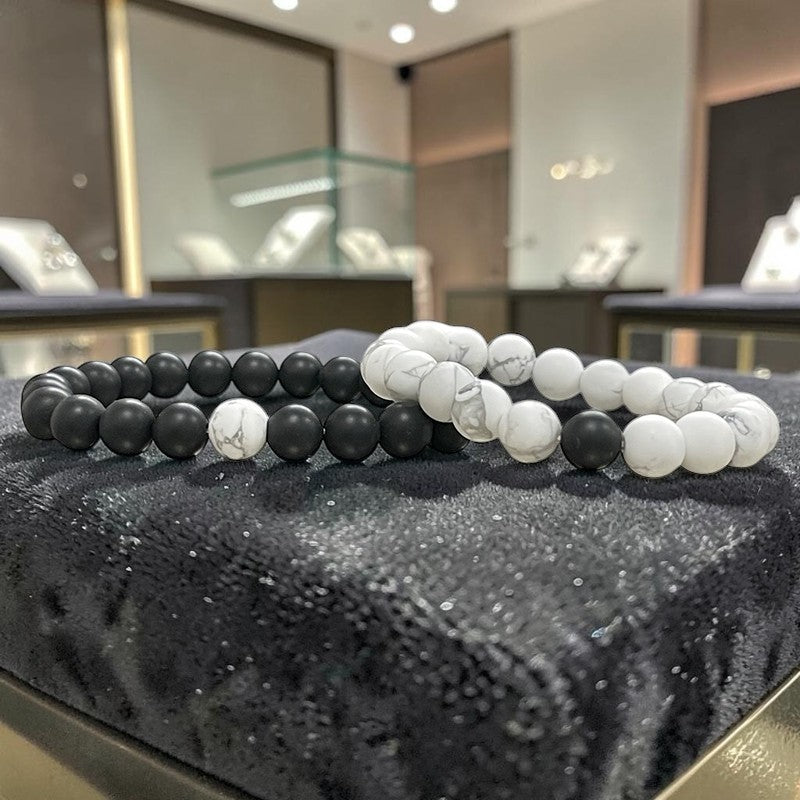Bracelets de couple en pierre naturelle