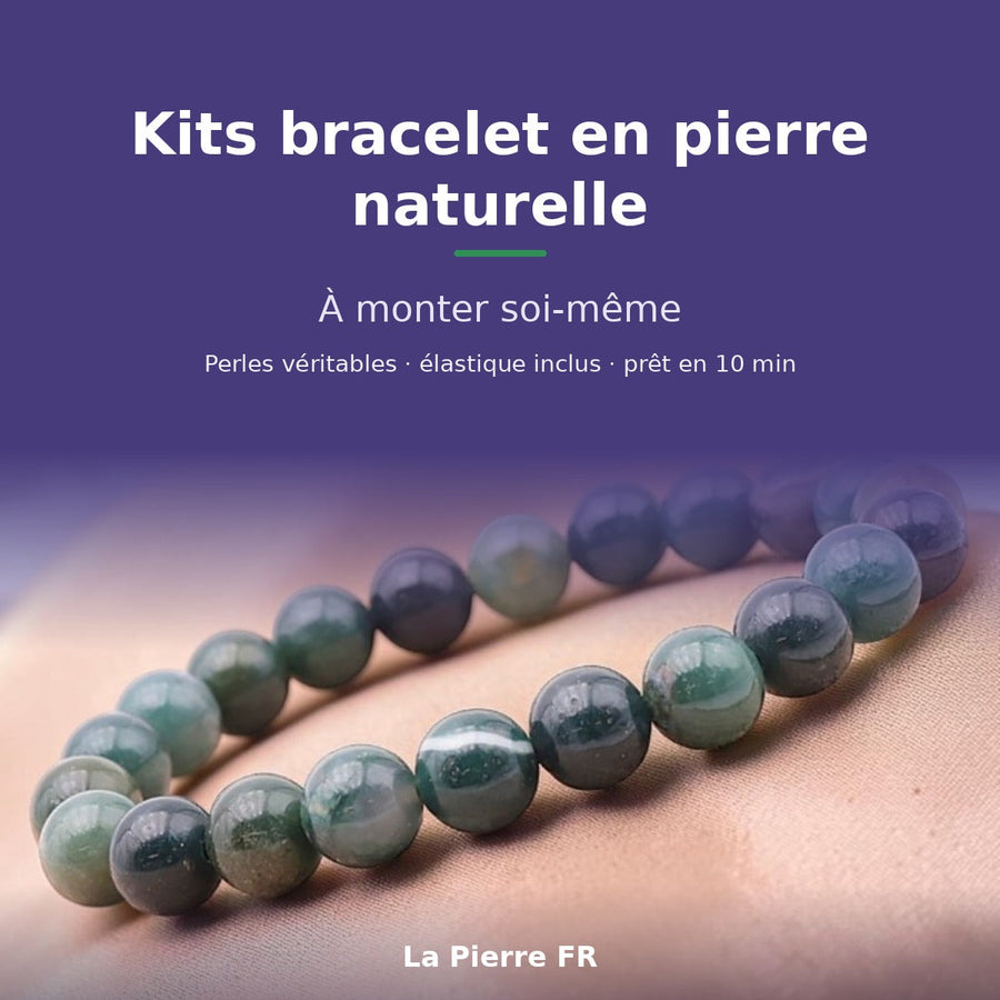 Kit bracelet en pierre naturelle à monter soi-même