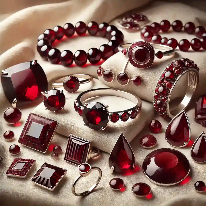 Bijoux en Grenat : élégance intemporelle et énergie revitalisante