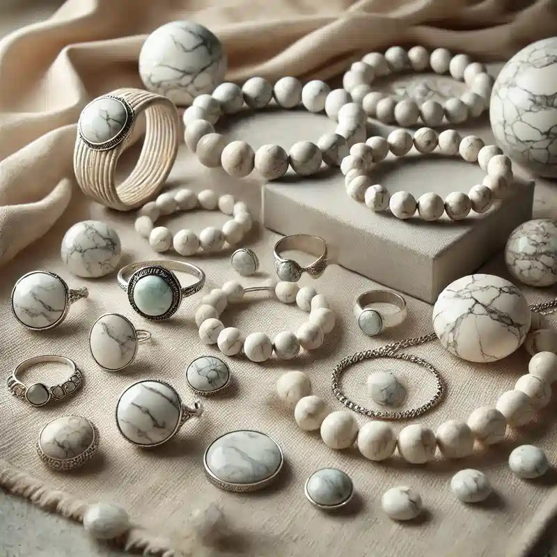 Bijoux en howlite