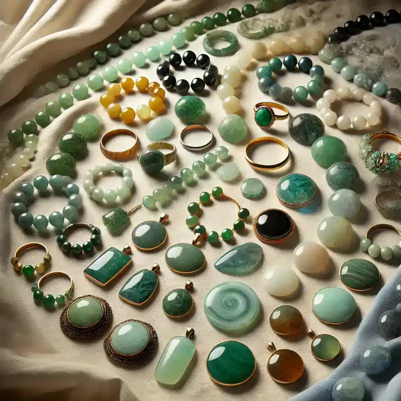 Bijoux en Jade multicolore : harmonie et équilibre
