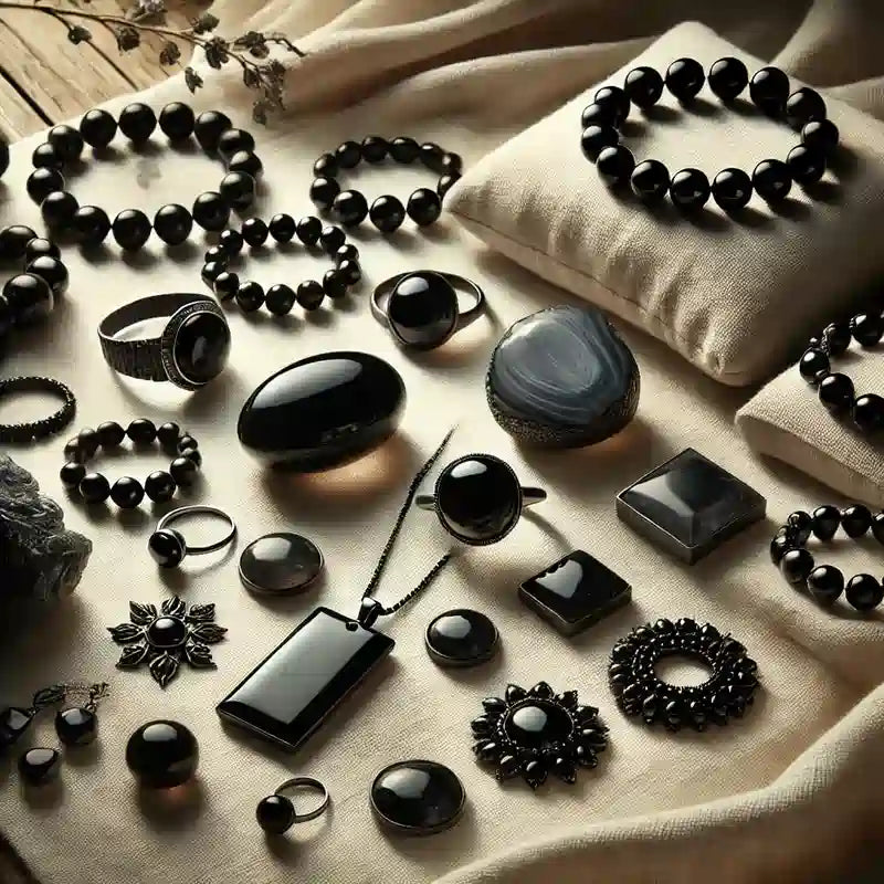 Bijoux et pierre en Onyx Noir : élégance et énergie protectrice