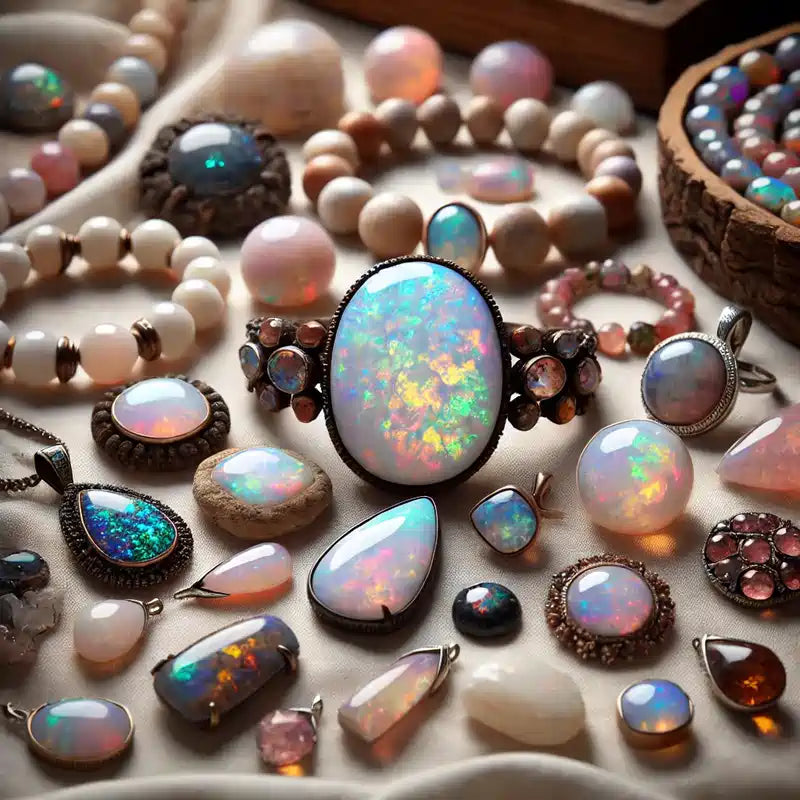 Bijoux en Opale : élégance naturelle et éclat chatoyant