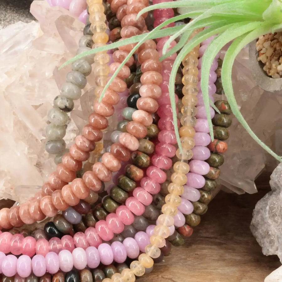 Perles naturelle rondelle - La Pierre FR