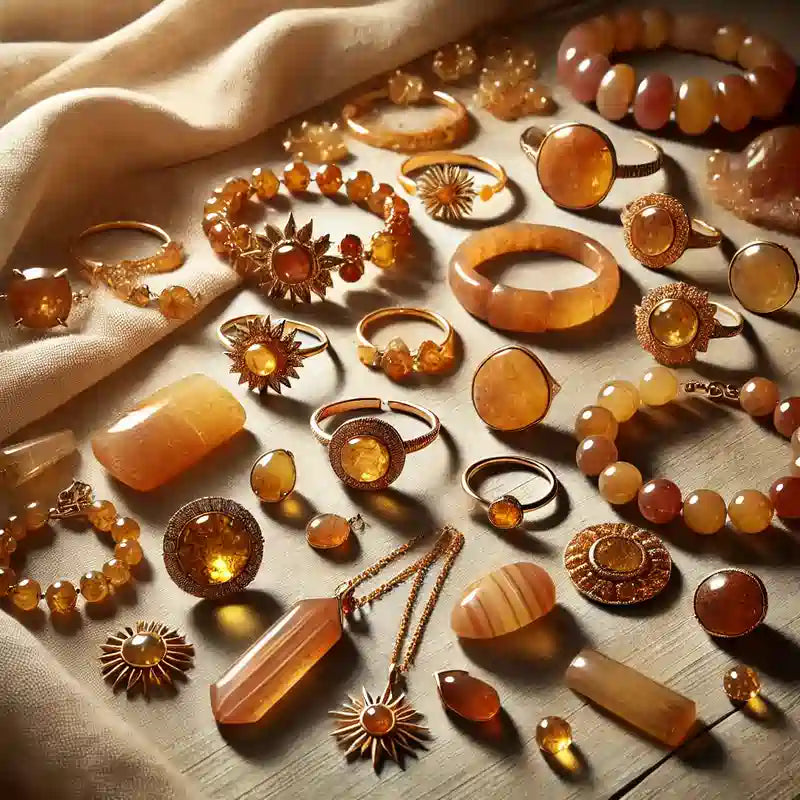 Bijoux en Pierre de Soleil : énergie et éclat chaleureux