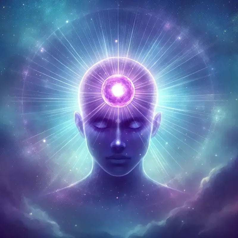 Pierres chakra couronne - Sélection de minéraux et bijoux énergétiques pour l’élévation spirituelle, la méditation et la sagesse intérieure.