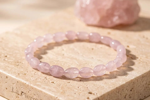 Pierre quartz rose naturelle