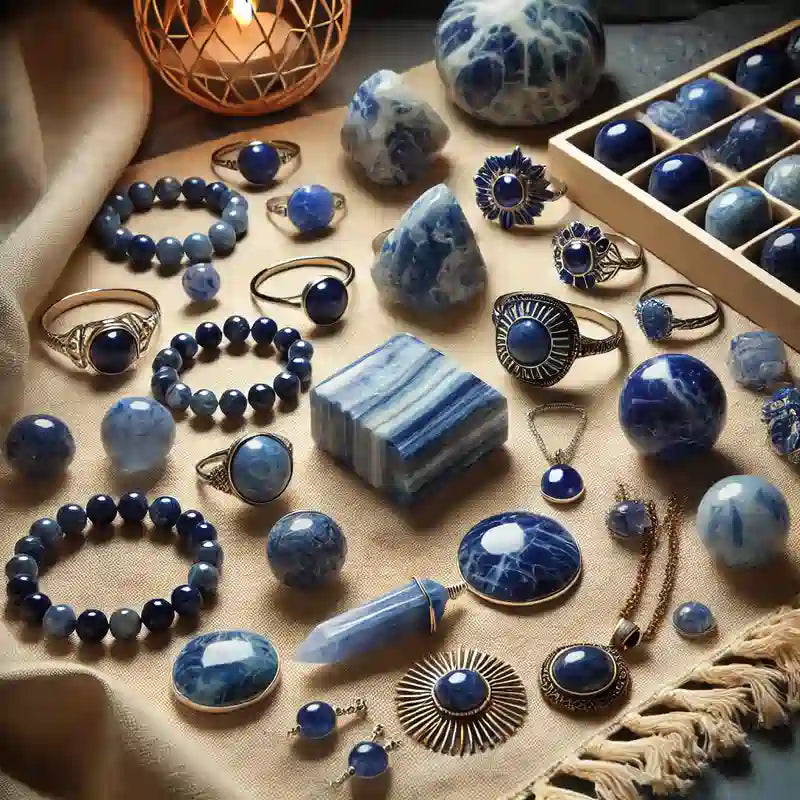 Bijoux en Sodalite : calme, équilibre et élégance