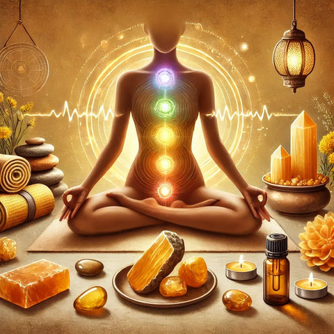 Pierres pour équilibrer le Chakra du Plexus Solaire