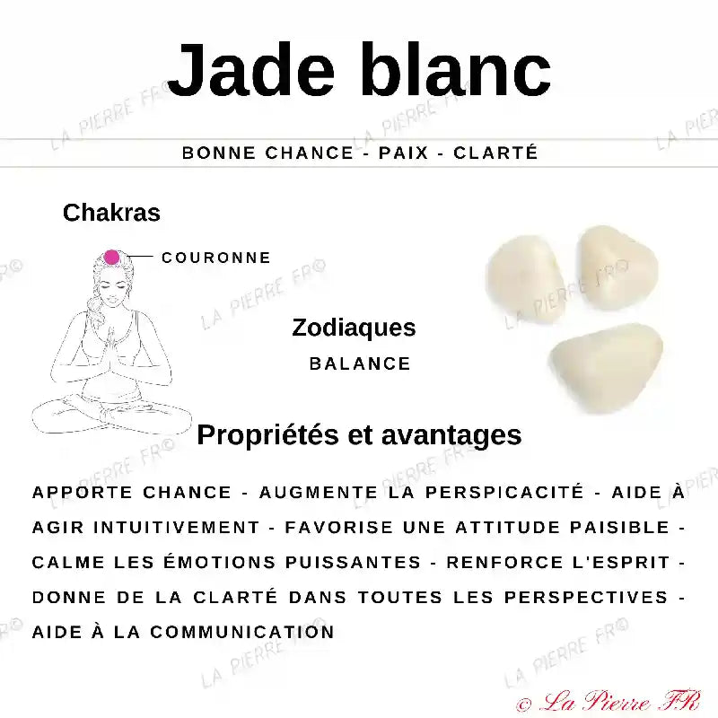 Jade Blanc: Perles en pierre naturelle 6mm (Heishi) – Fil de 36cm perle