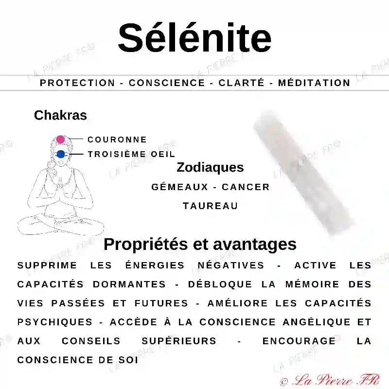 vertus de la perle en sélénite