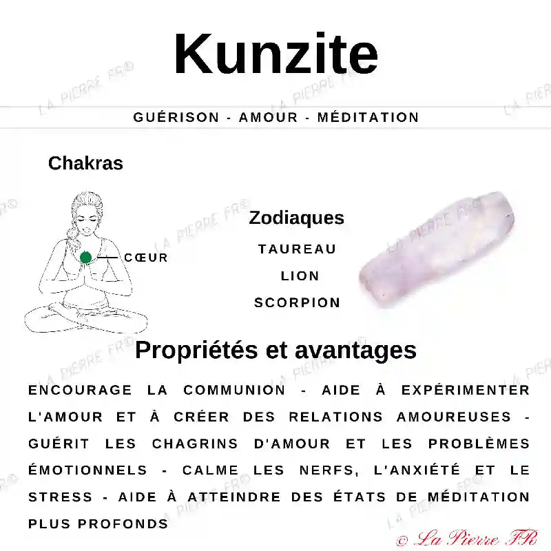 vertus de la perle en kunzite