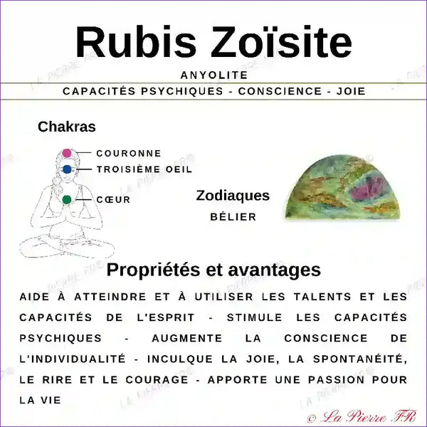 26 perles Rubis Zoïsite naturelle rectangulaire perle pierre