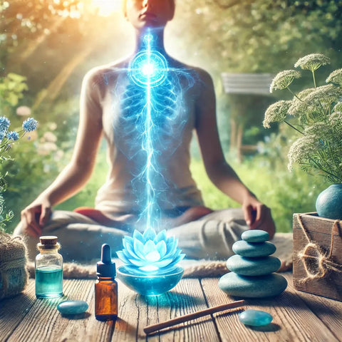 Utilisation des pierres pour équilibrer le Chakra de la Gorge
