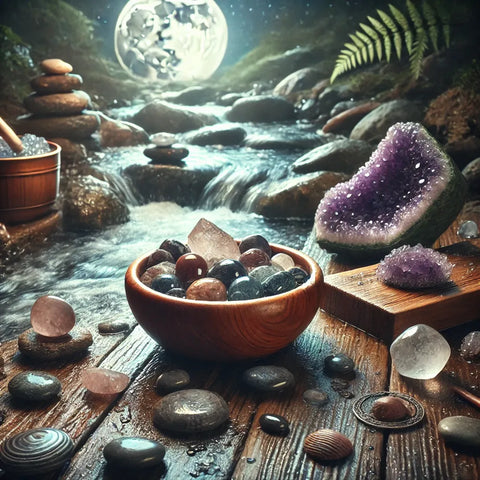 Purification et Rechargement des Pierres des Chakras