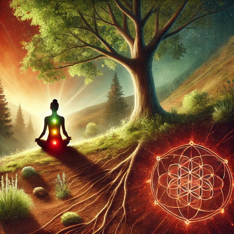 Illustration du Chakra Racine Muladhara