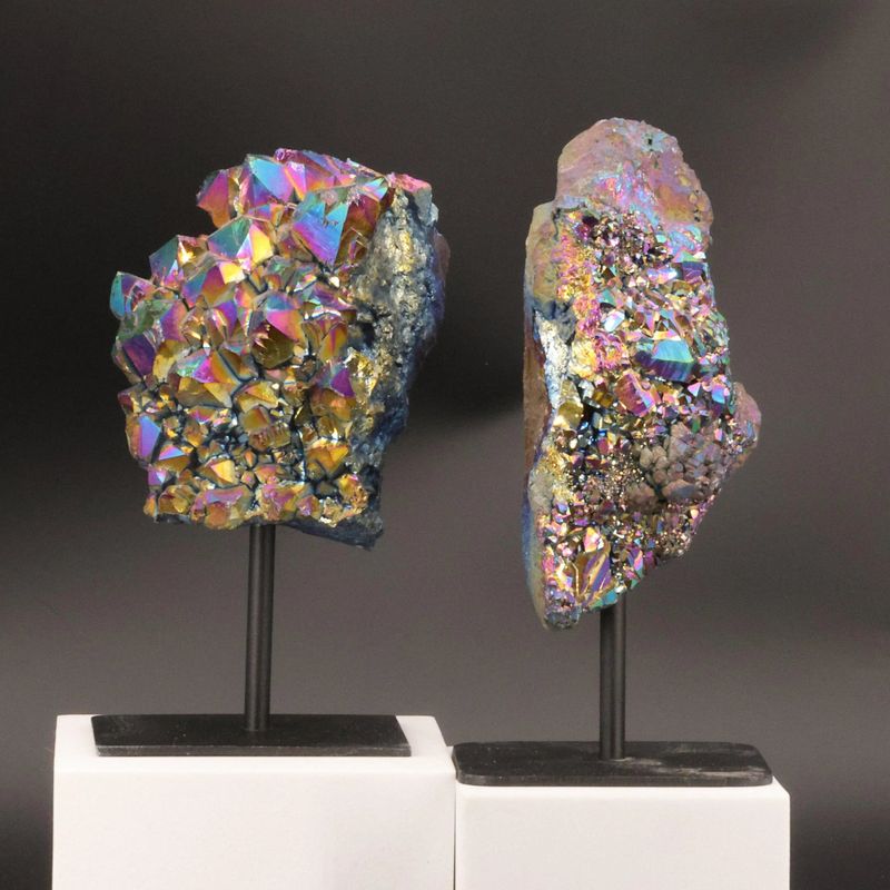 Aqua aura | Géode d'Améthyste sur pied - La Pierre FR