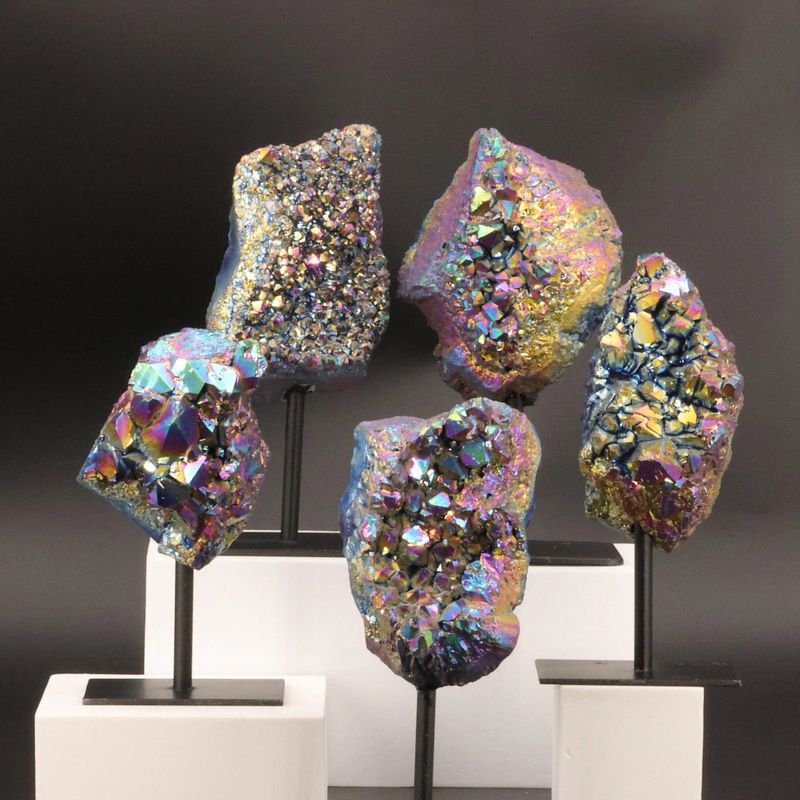 Aqua aura | Géode d'Améthyste sur pied - La Pierre FR