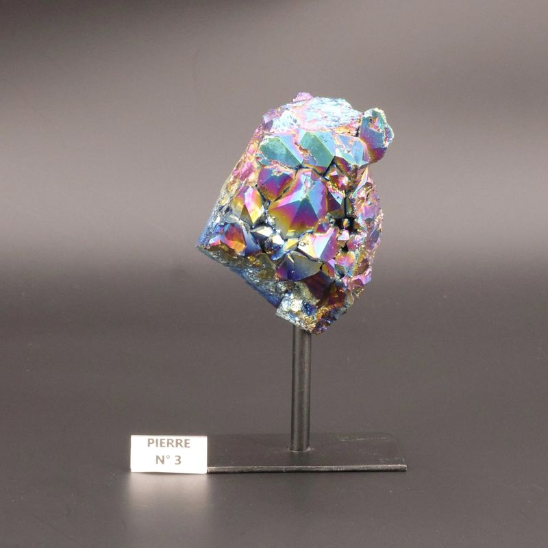 Aqua aura | Géode d'Améthyste sur pied - La Pierre FR