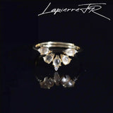Bague en citrine plaqué Or 18 carats - La Pierre FR
