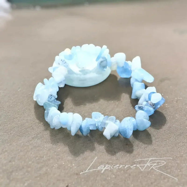 Bracelet pierre Aigue Marine - La Pierre FR