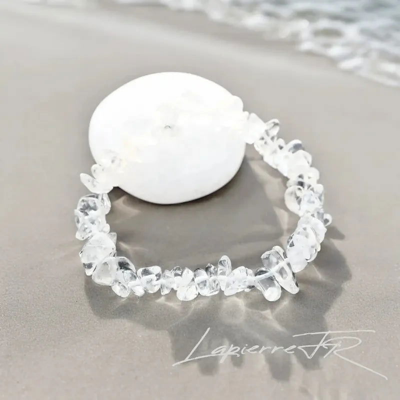 Bracelet pierre Cristal de Roche - La Pierre FR