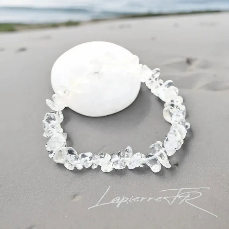 Bracelet pierre Cristal de Roche - La Pierre FR