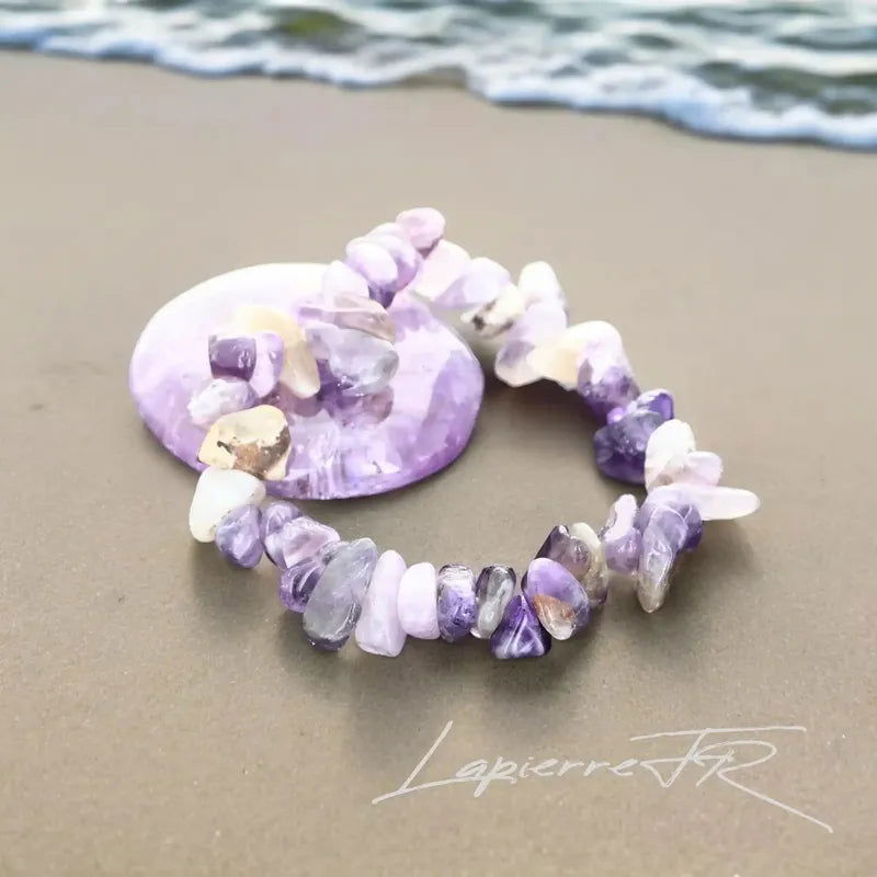 Bracelet pierre d'Améthyste - La Pierre FR