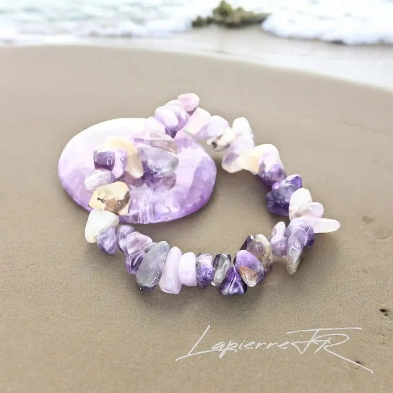 Bracelet pierre d'Améthyste - La Pierre FR