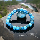 Bracelet pierre naturelle Apatite bleue - La Pierre FR