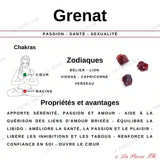 vertus du bracelet Grenat rouge - La Pierre FR