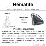 Vertus du Bracelet en pierre d'Hématite - La Pierre FR