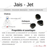 vertus du bracelet en pierre Jais naturelle 