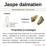 vertus du bracelet jaspe dalmatien