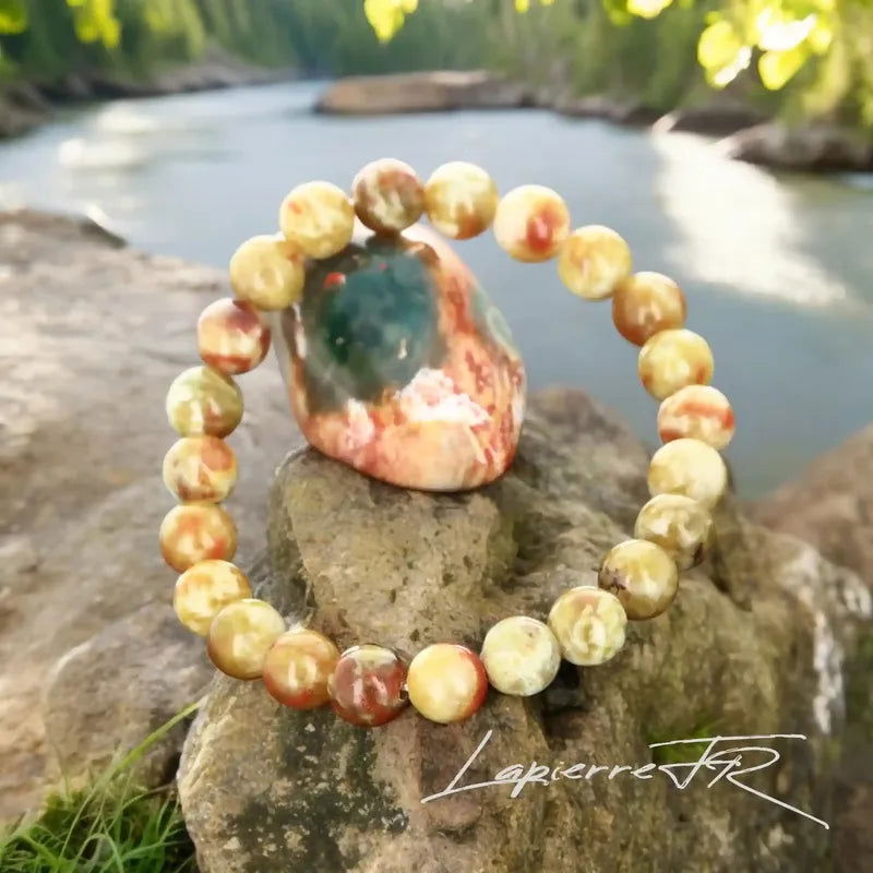 Bracelet Serpentine en Perles de 6 ou 8 mm, sur Mesure