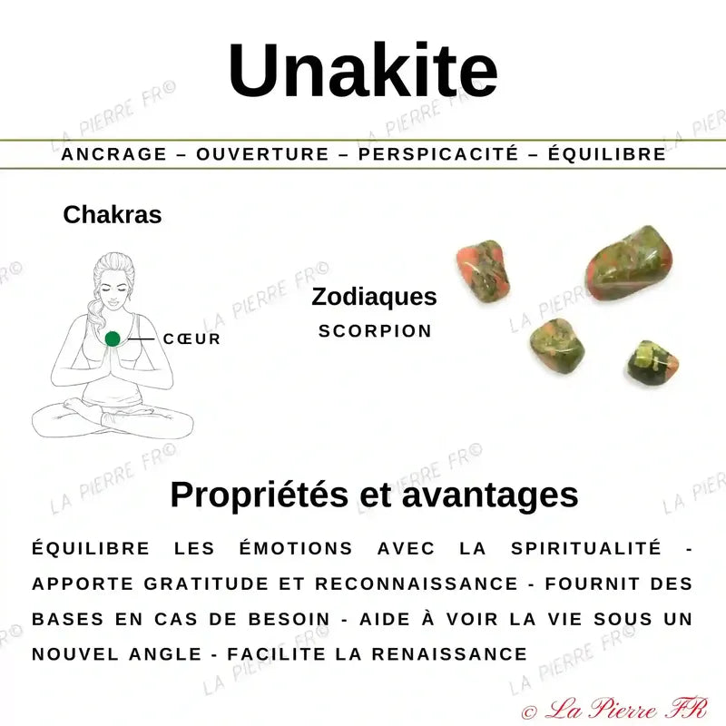 vertus du bracelet en perle d'unakite, bijou élégant en pierre naturelle.