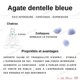 vertus du bracelet Calcédoine Bleue - La Pierre FR